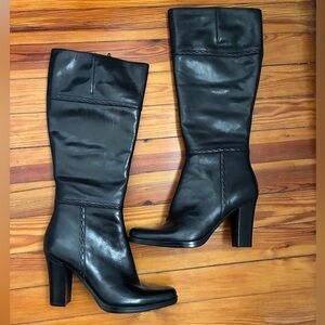 Nine West Black Heeled Boots